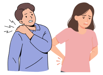 悩んでいる人のイラスト